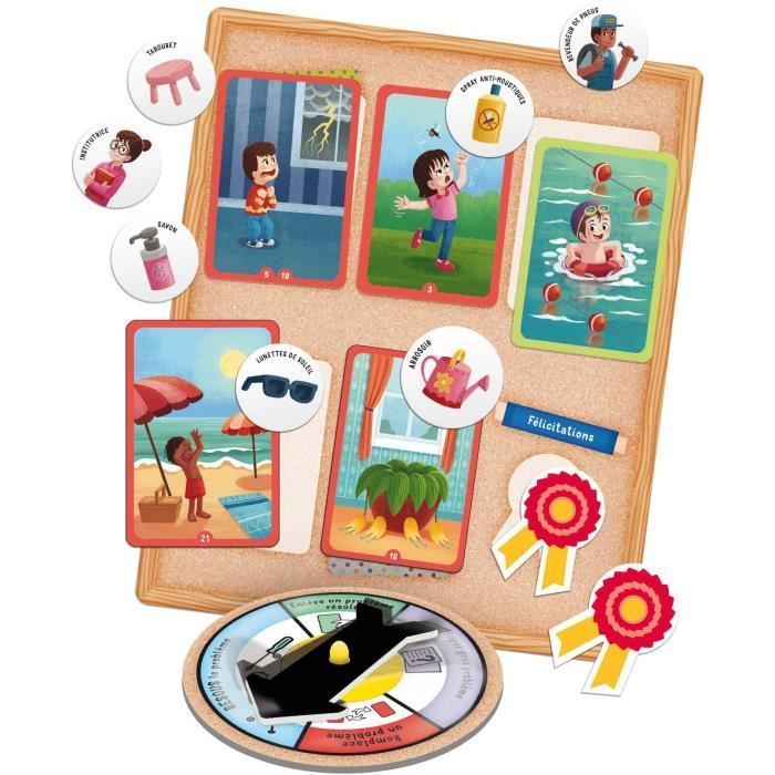 Résolution des problèmes - Jeu de Plateau - LIFE SKILLS - Plateau illustré