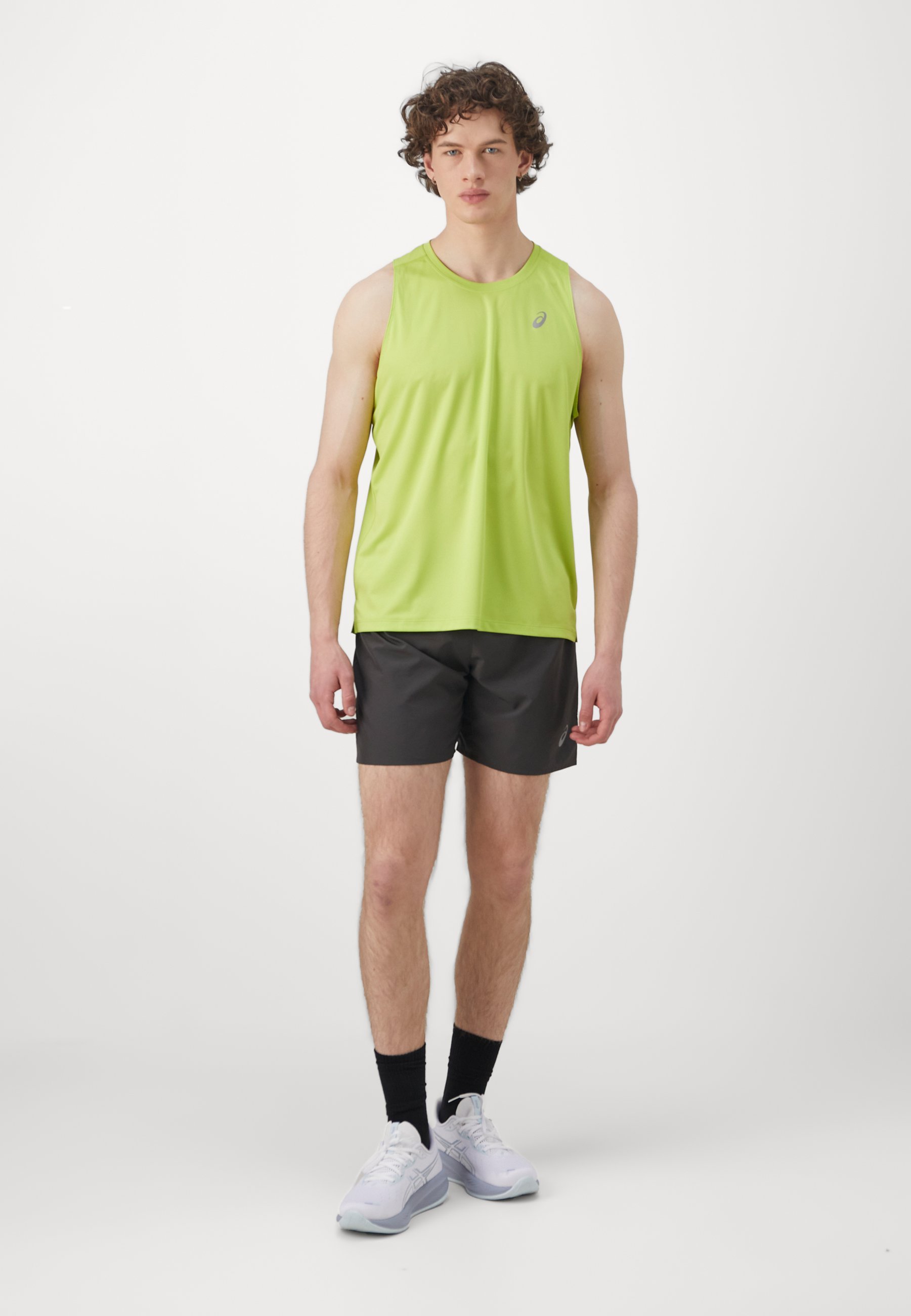 ASICS CORE SINGLET - Bovenkant - neon limoengroen