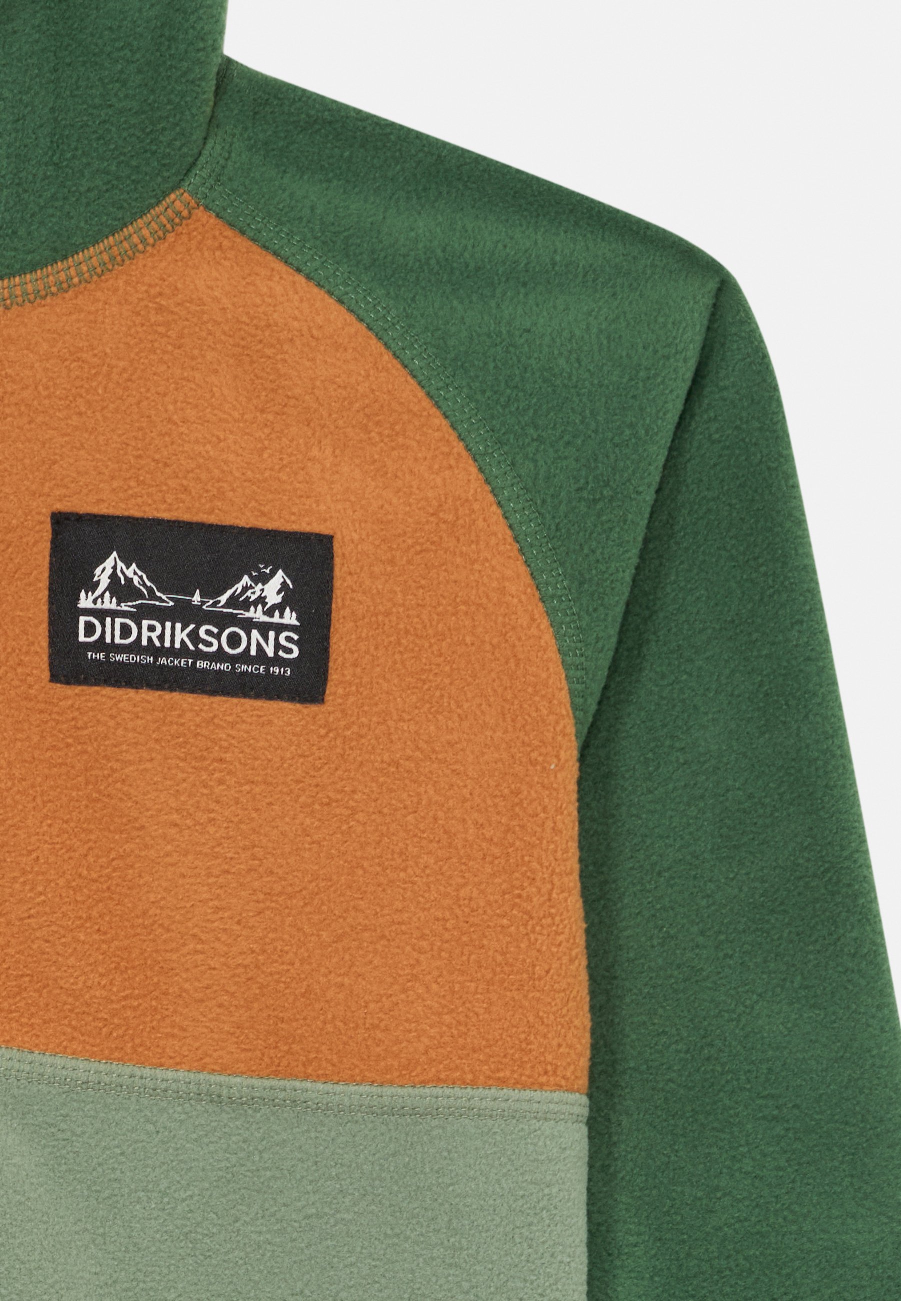 Didriksons MONTE KIDS HALF UNISEX - Maglione in pile - muschio chiaro