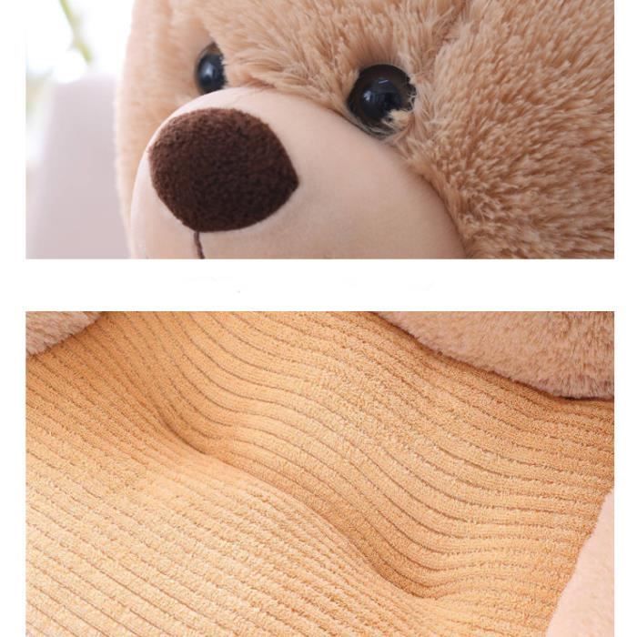 Fauteuil Siège Enfants - Peluche - Ours - Taille 50x50cm - Convient 6 mois à 8 ans