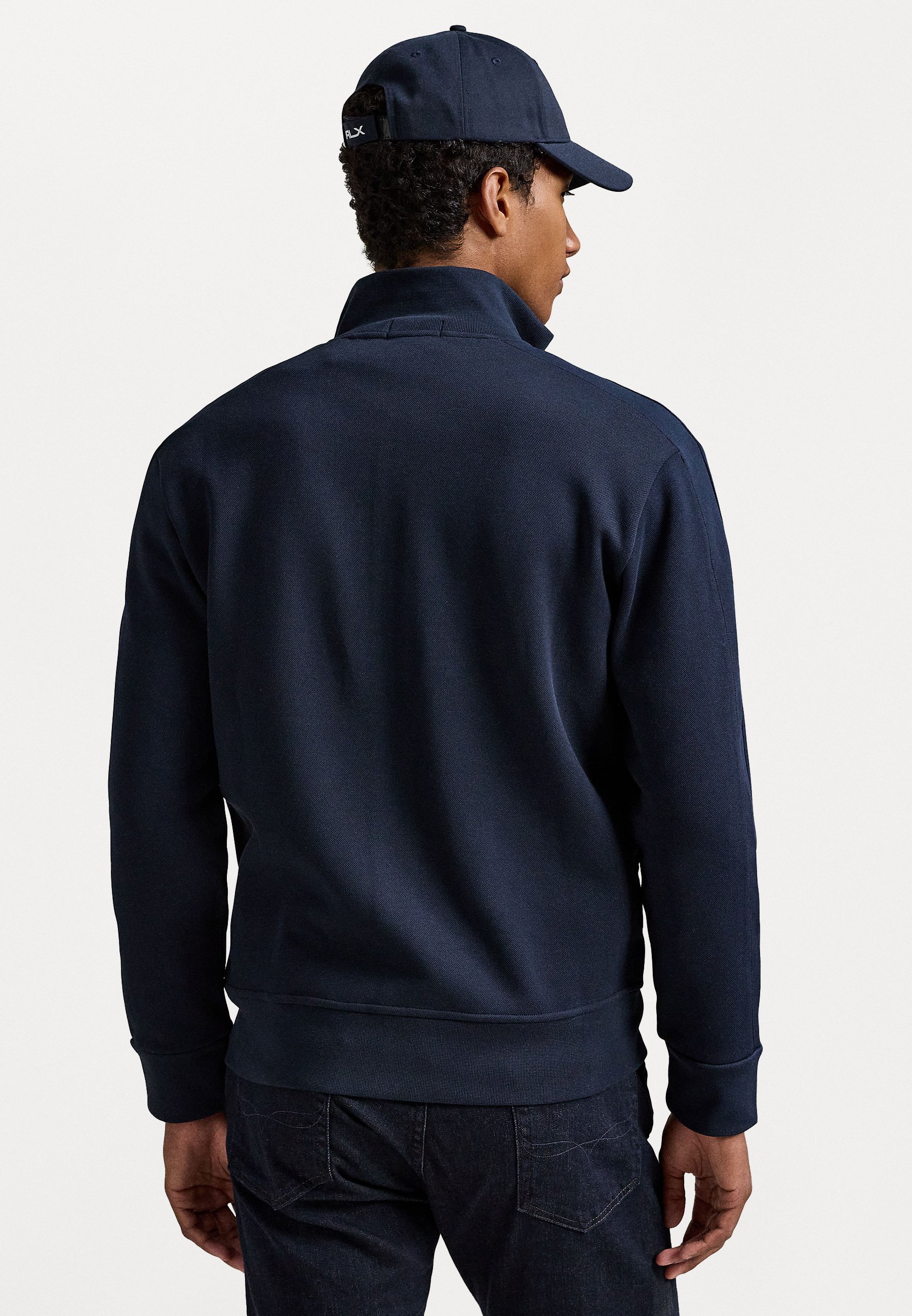 Veste de survêtement Polo Ralph Lauren à double maille - Sweat-shirt zippé - Bleu marine aviateur