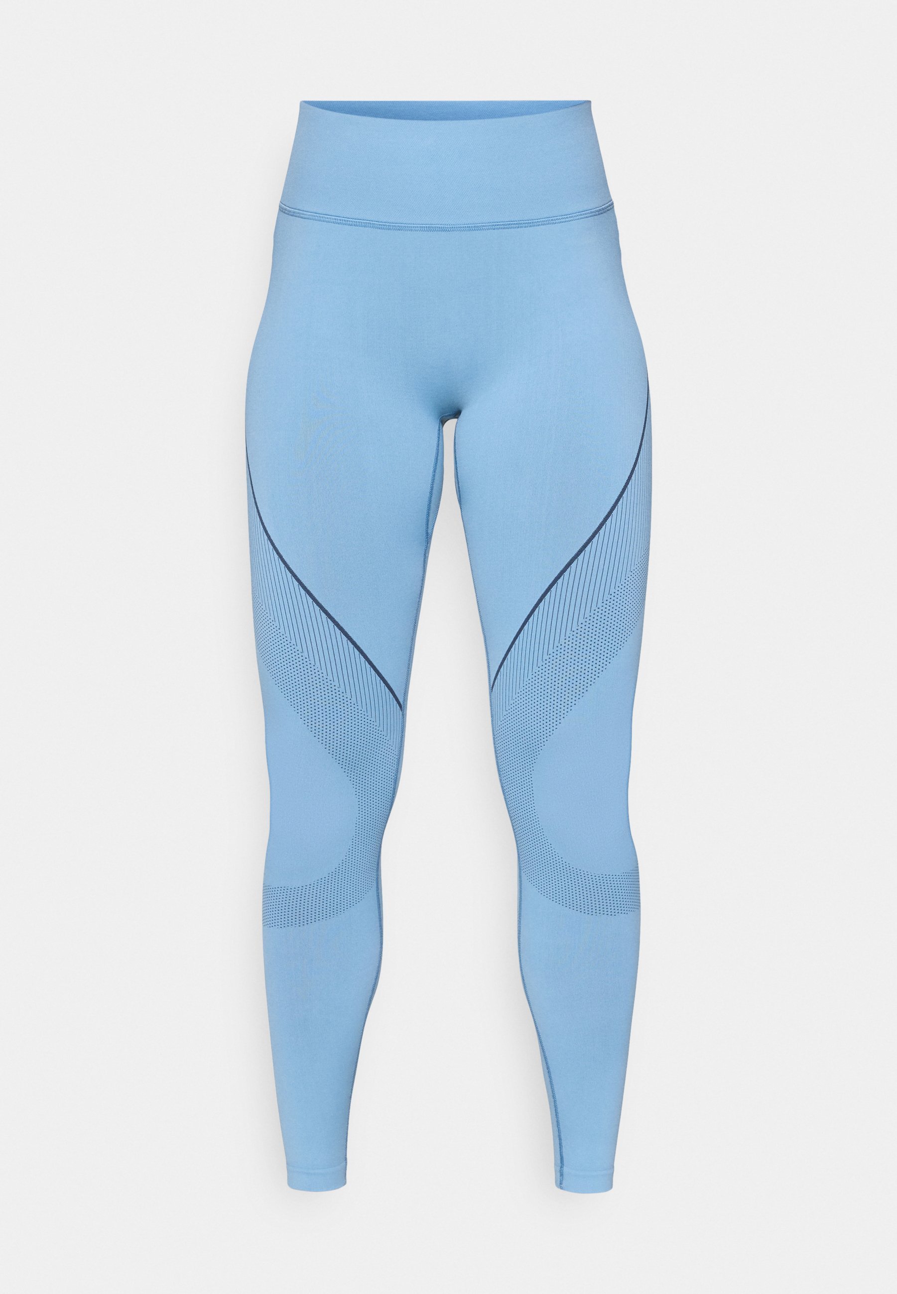 Leginsy VANISH SEAMLESS marki Under Armour – niebieskie przydymione/sprany granat