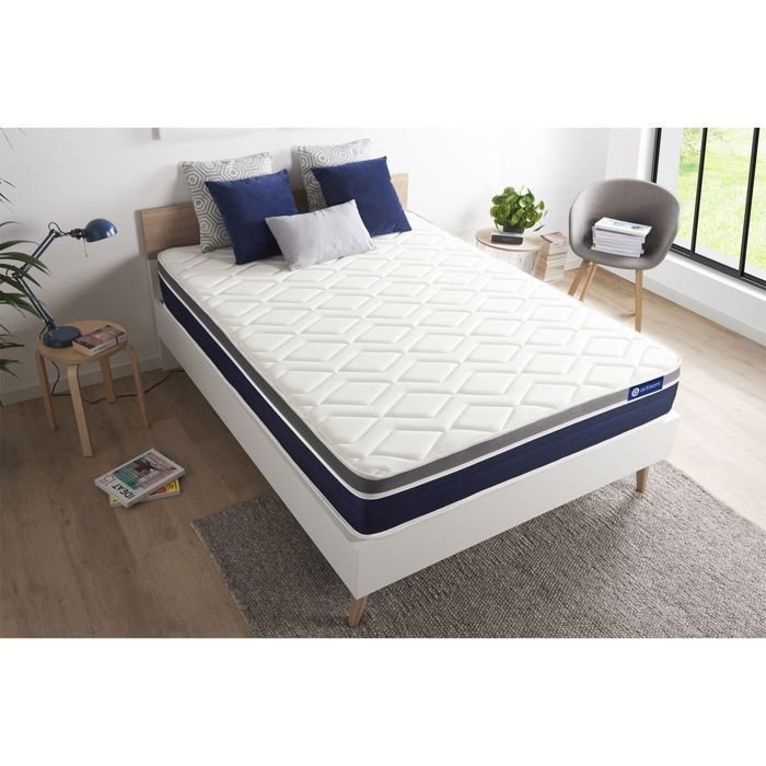 Materasso Actilatex Comfort in lattice e memory foam, 160x200 cm