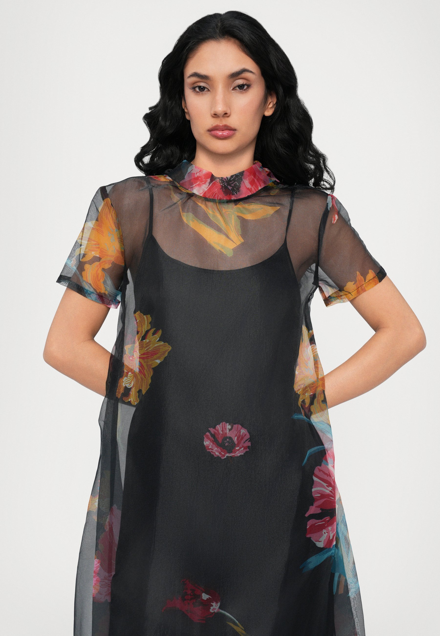 STAUD CALLUNA DRESS - Abito lungo - nero