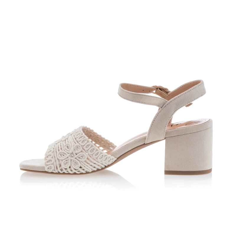 Beige Damen-Sandalen / Zehenfreie Schuhe