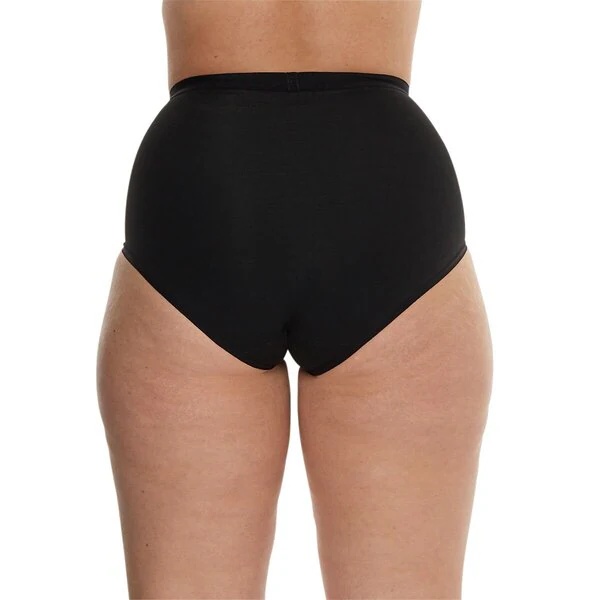 Ženske gaćice Kruidvat Cotton Shape Maxi, crne, veličina XL, 2 komada