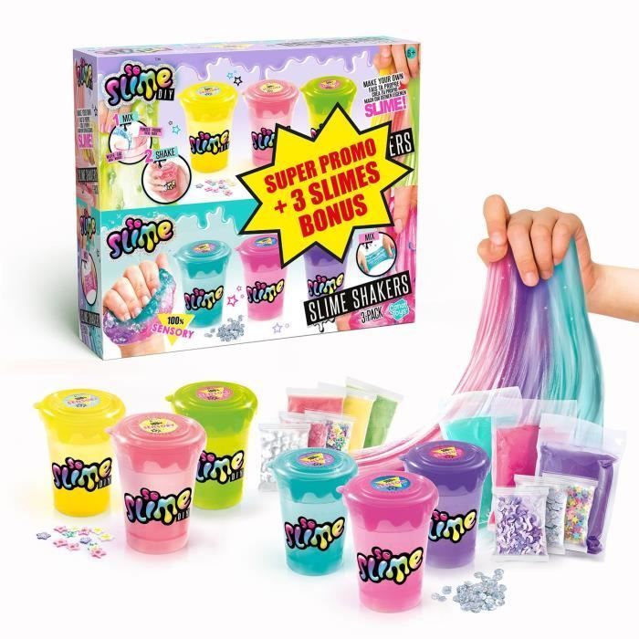 Slime shakers 3 + 3 bonuses Canal Toys