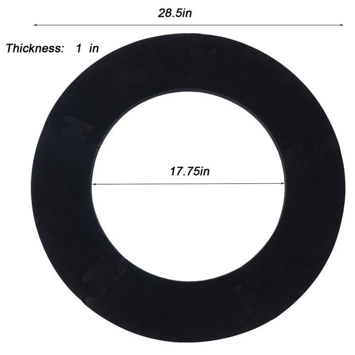 Anello di protezione per freccette, anello protettivo per bersaglio da 45 cm, protezione stabile per pareti, in EVA