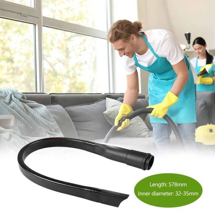 Kit di accessori per aspirapolvere - AIMOONSA - 7 pezzi - Bocchette universali 32-35 mm - Bocchetta lunga 58 cm - Spazzole multiuso
