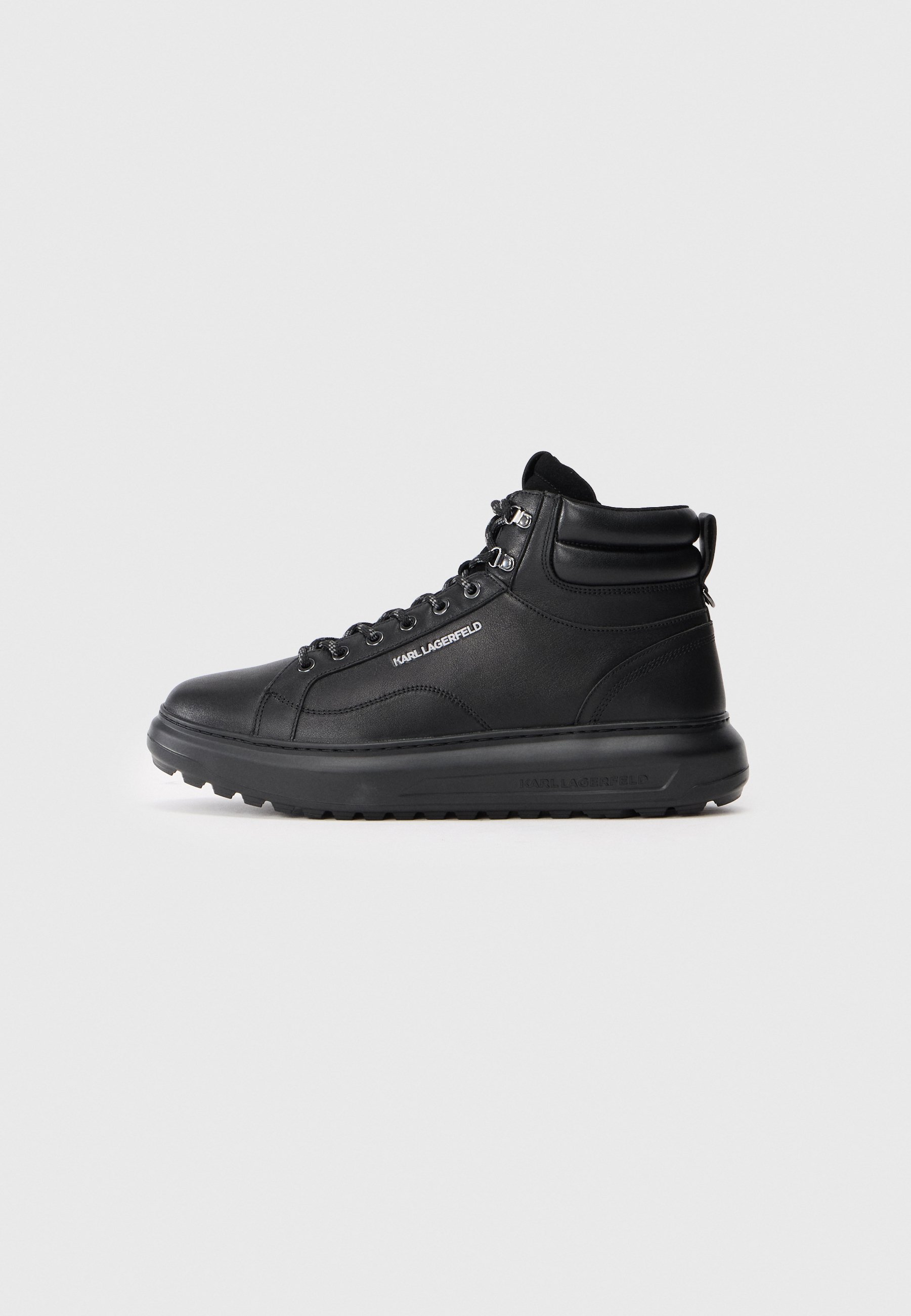 KARL LAGERFELD KAPRI LUG - Hoge sneakers - zwart