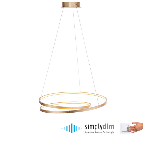 Ρωμαϊκό κρεμαστό φωτιστικό LED, Ø 72 εκ.