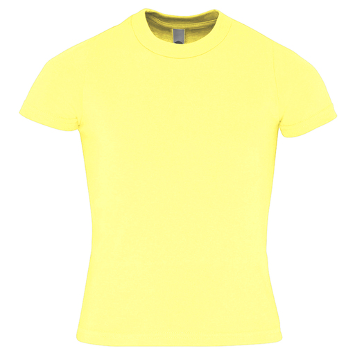 Camiseta Básica De Manga Corta American Apparel