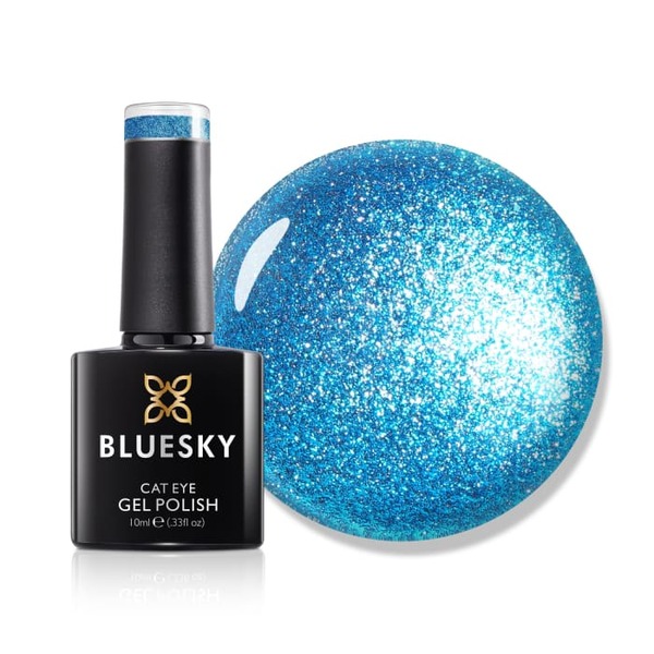 Bluesky Sparkle Diamond Cat Eye gel za oči - Aquamarine Dream