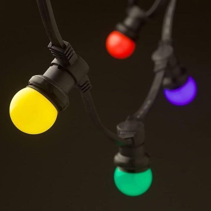 Ampoule LED Couleur B22 3W équivalente 30W 300LM AC 220V B22 Baïonnette Ampoules Guirlande Couleur LED Ampoules- Lot de 40