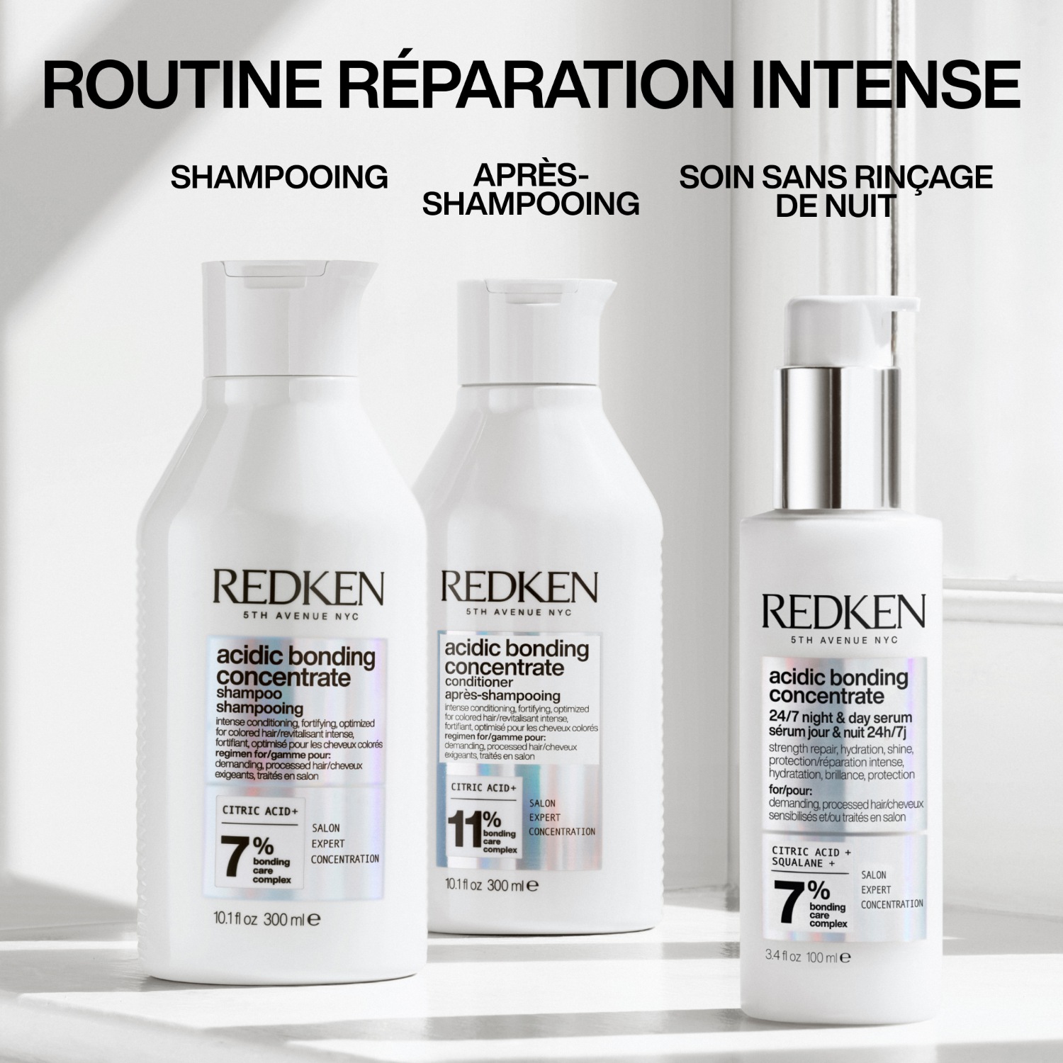 Redken Sérum jour & nuit réparateur pour cheveux abimés