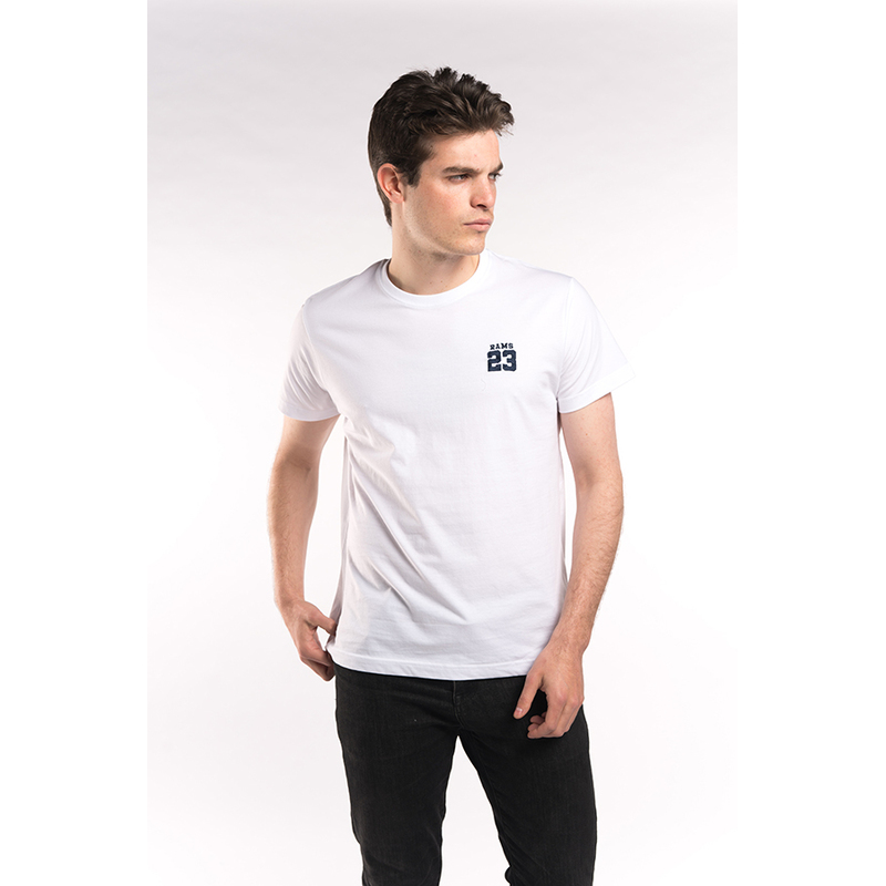  Camiseta Bordado Pequeño Rams 23
