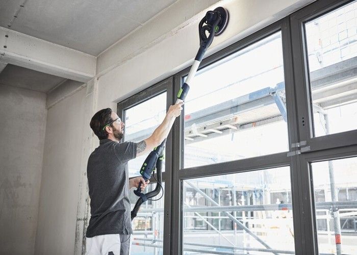 Kit de lijadora de largo alcance y extractor de polvo PLANEX LHS 2 225 EQI/CTL de 36 piezas | 578424 - Festool