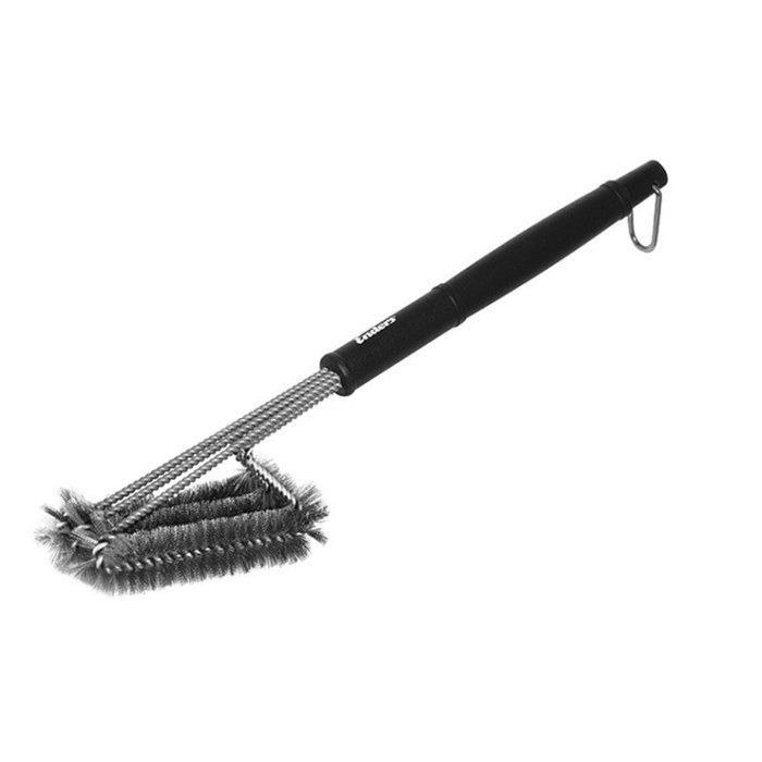 Cepillo de limpieza para barbacoa - ENDERS - Gama ENDERS - Cerdas de acero inoxidable - Mango ergonómico - Compatible con todas las parrillas