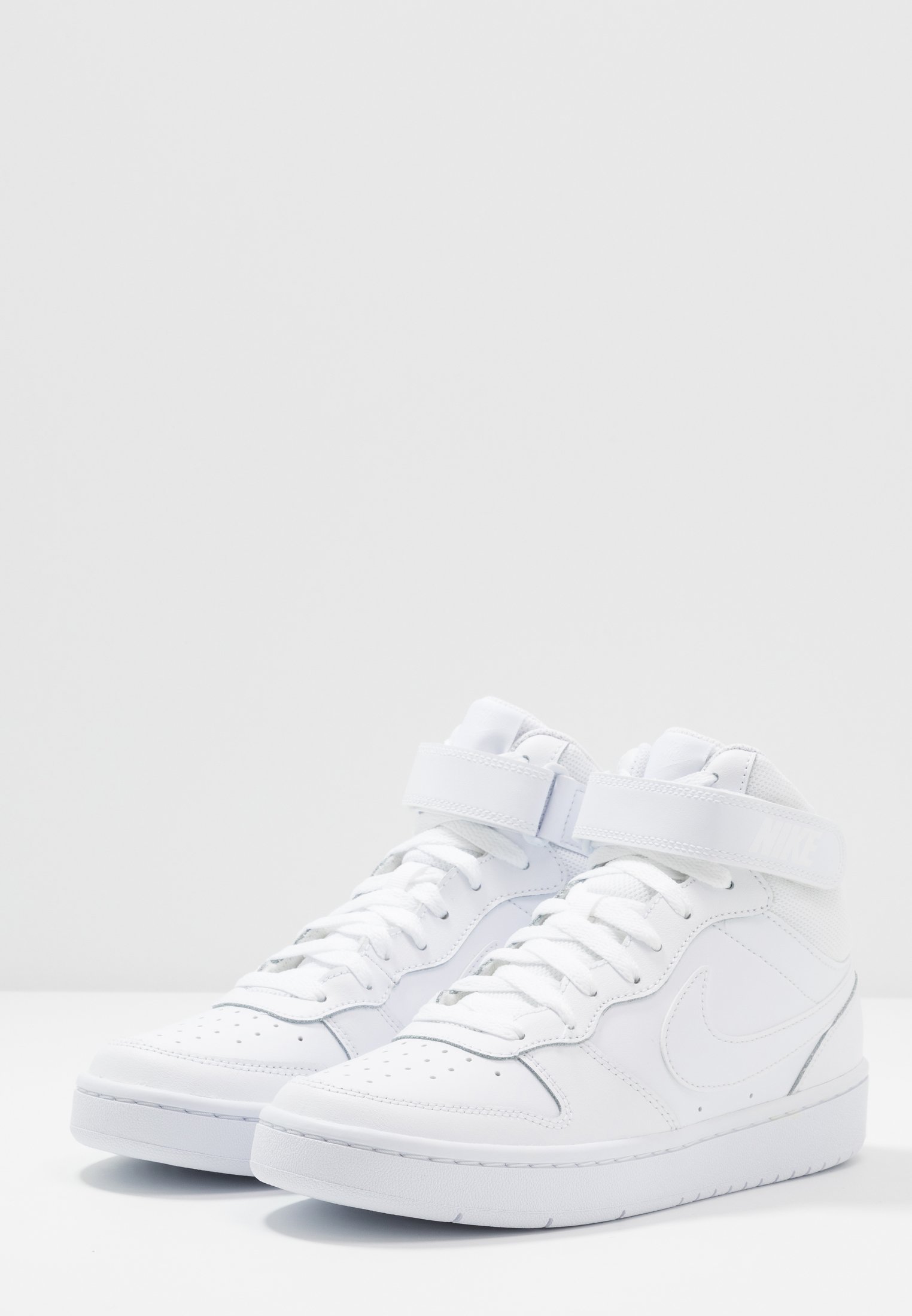 Nike Sportswear COURT BOROUGH MID 2 UNISEX - Scarpe da ginnastica alte - bianche