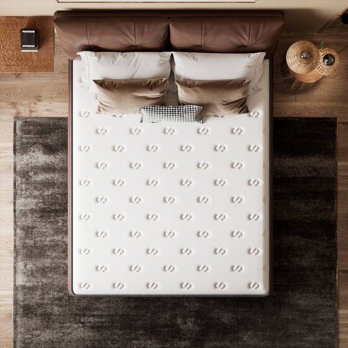 Colchón de 140x190 cm, de espuma viscoelástica, 22 cm de grosor, con soporte perfecto, alta elasticidad y ultratranspirable.