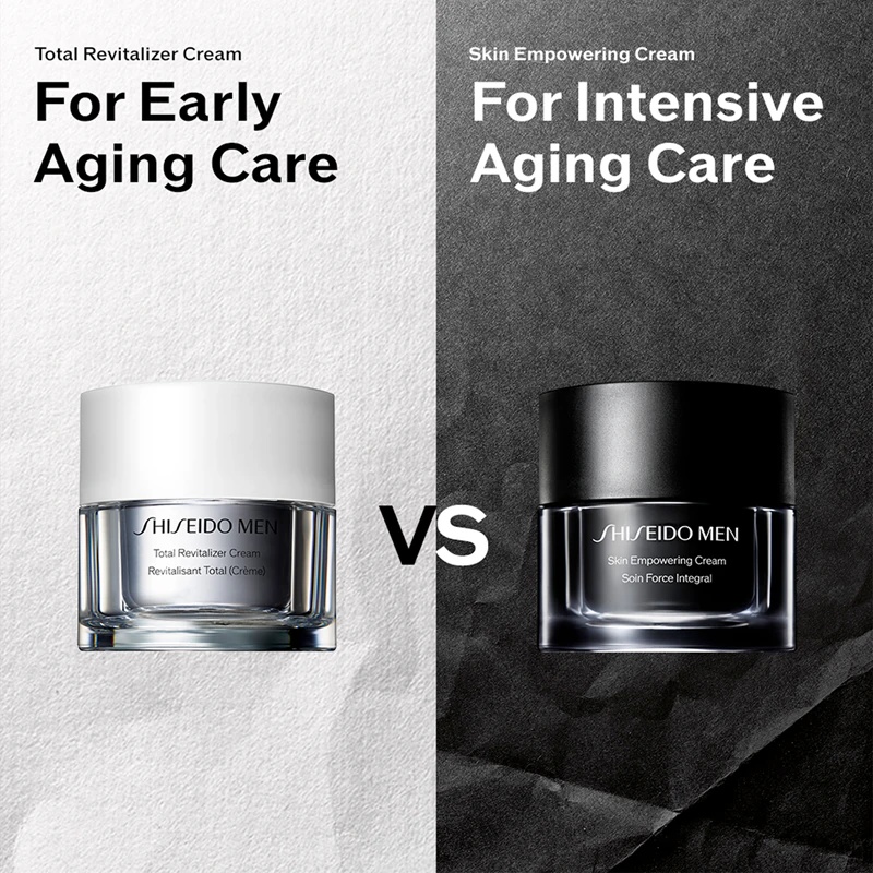 Shiseido Men Skin Empowering Advanced Cream grumbu mazinošs stiprinošs krēms