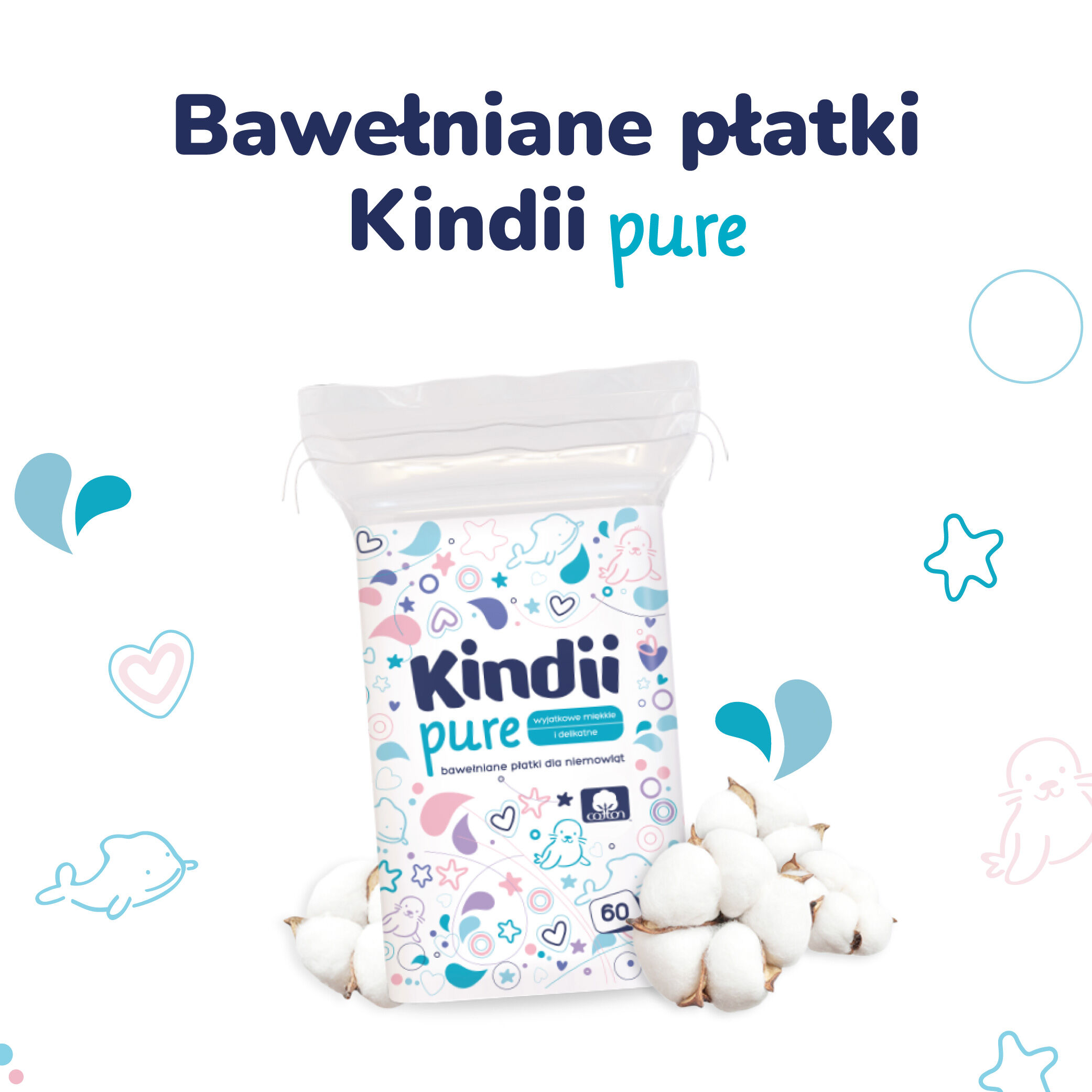 Cleanic babyflingor 60 st Kindii