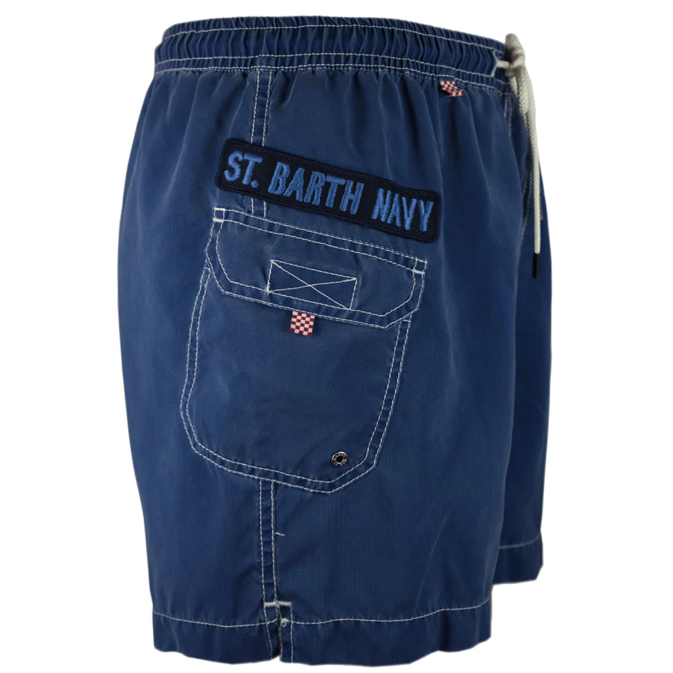 Marineblauwe cargo shorts voor heren