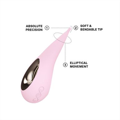 Vibrator za klitoris Lelo Dot Pink 1 kos 1 kos