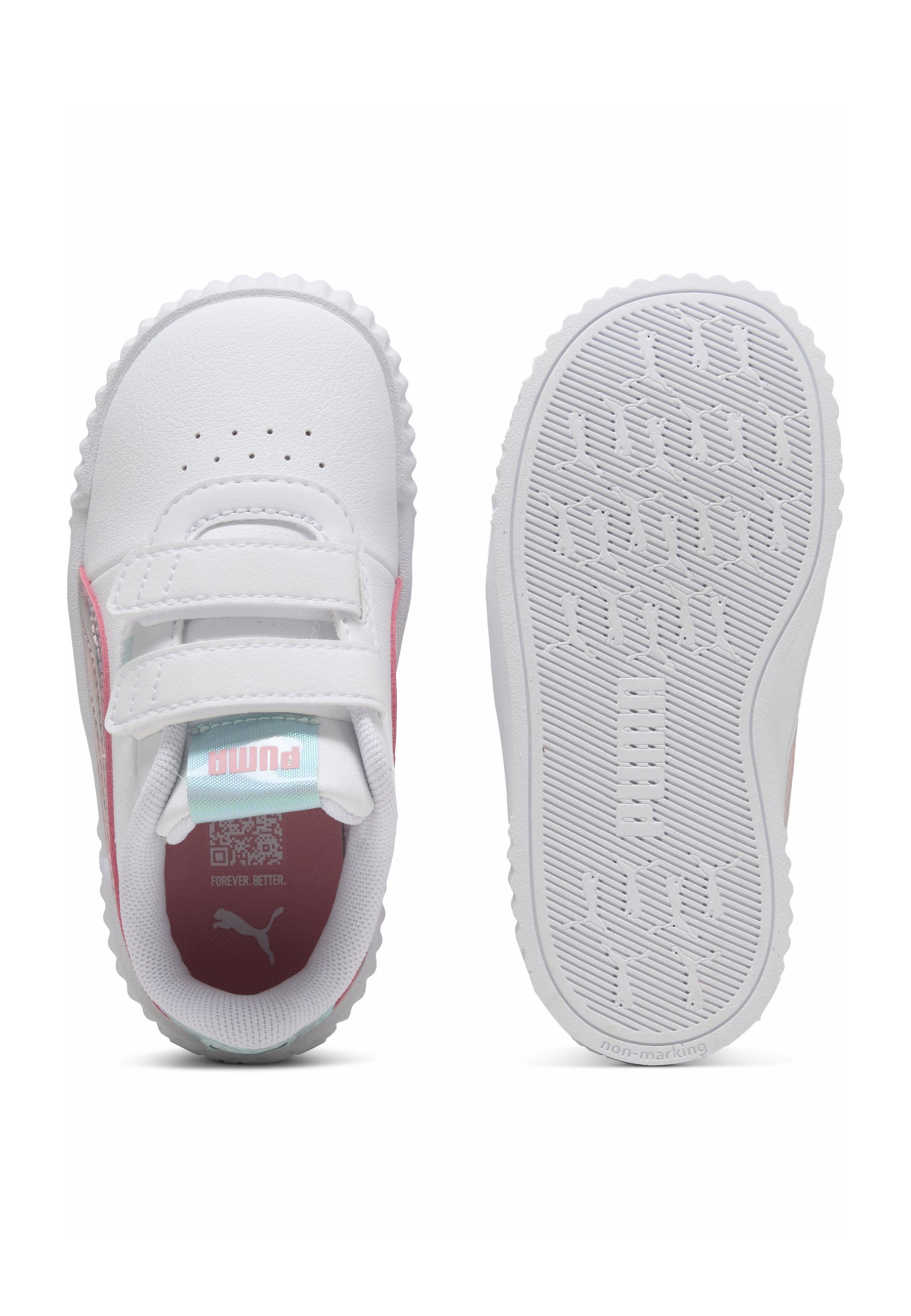 Puma CARINA 3.0 SPACE BELLE - Babyschoenen - wit pinkscape