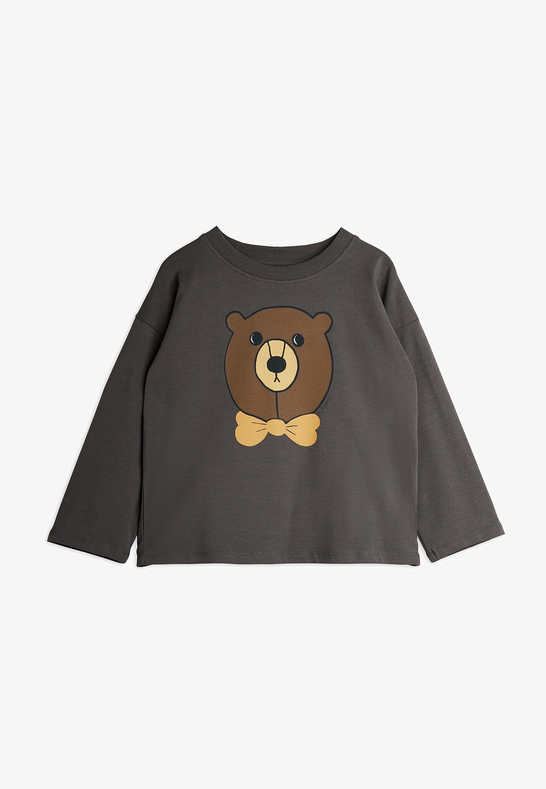 MINI RODINI BEAR UNISEX - Top s dlouhým rukávem - black
