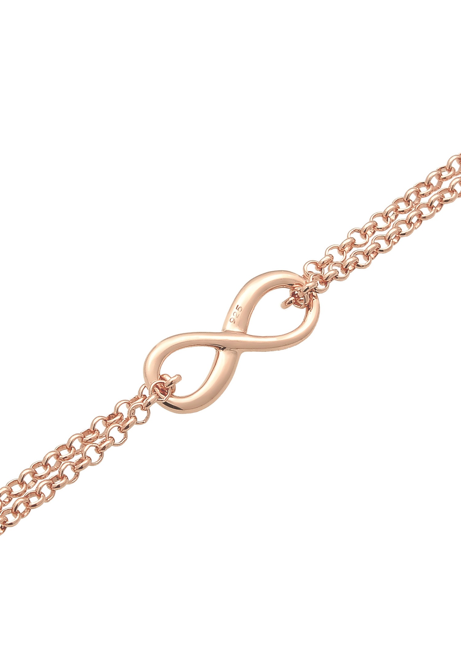 Elli Femmes pendentif infinité tendance en argent sterling 925