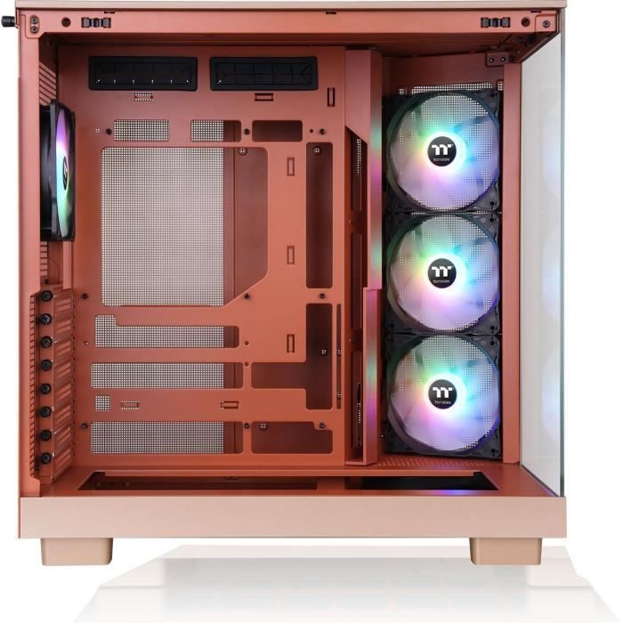 Gabinete para PC (Fonte de Alimentação não incluída) - THERMALTAKE - View 380 XL TG ARGB - Torre Média - Formato ATX - 4 LEDs A-RGB de 120mm incluídos - Cor: Areia