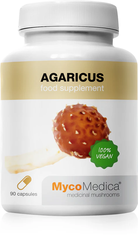 Výživový doplnok MycoMedica Agaricus na posilnenie imunity