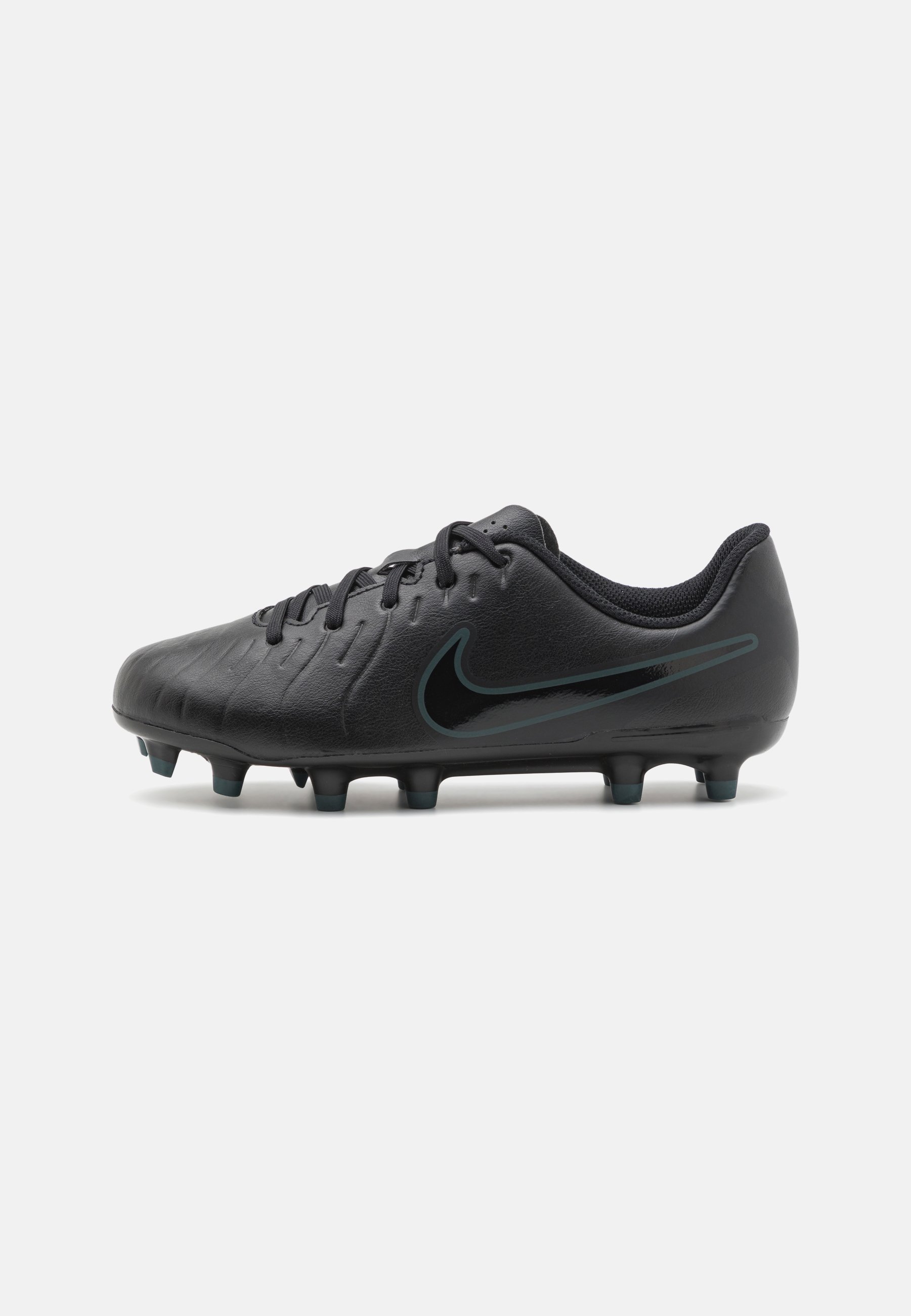 Nike Performance LEGEND 10 CLUB UNISEX - Voetbalschoenen voor stevige ondergrond - zwart/diep jungle
