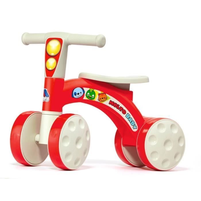 Porteur pour bébés My 1st Ride On Rouge - MOLTO - Gomme antidérapante - 4 roues
