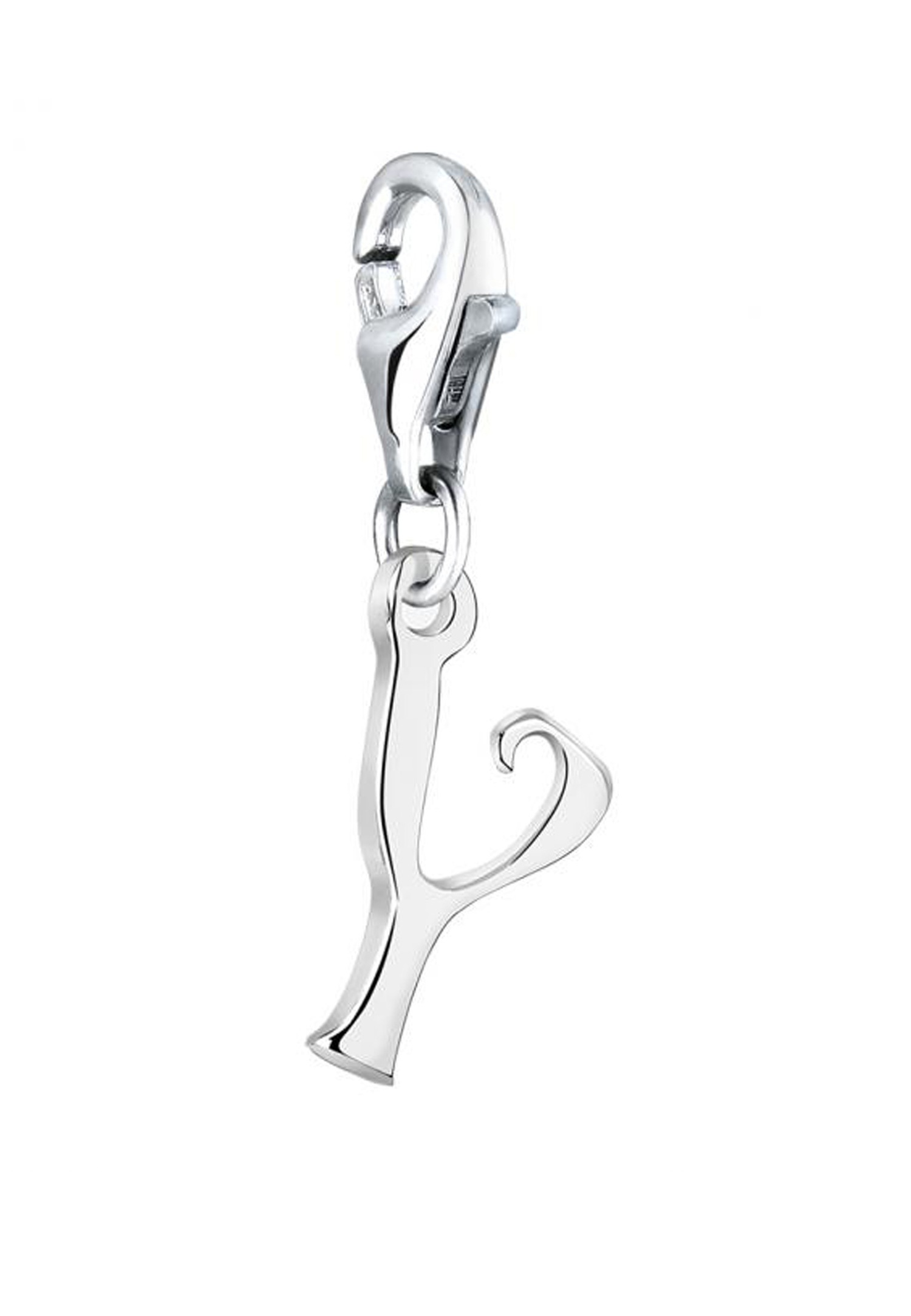Nenalina Pendentif Charm Lettre en argent sterling 925 pour tous les s porte-charme et perle actuels