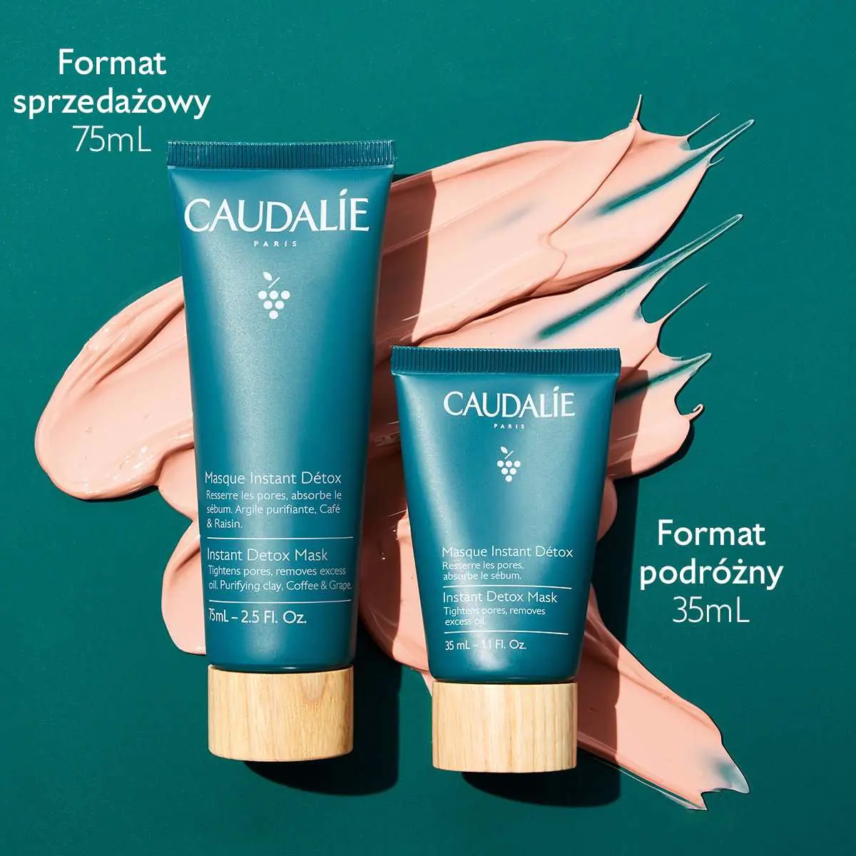 Caudalie Vinergetic C+ Maseczka detoksykująca instant, 35 ml