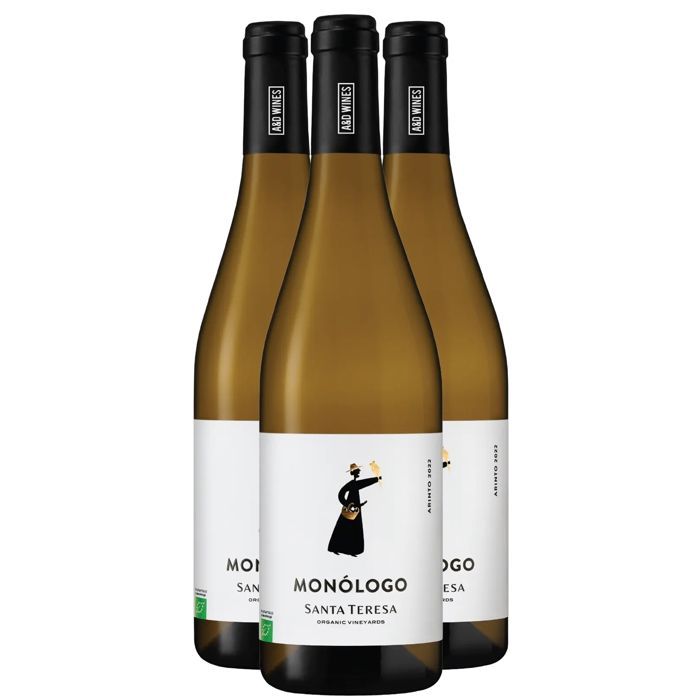 Quinta Santa Teresa Vinho Verde Monólogo Arinto P24 2024 - Vin Blanc du Portugal (3x75cl) BIO.