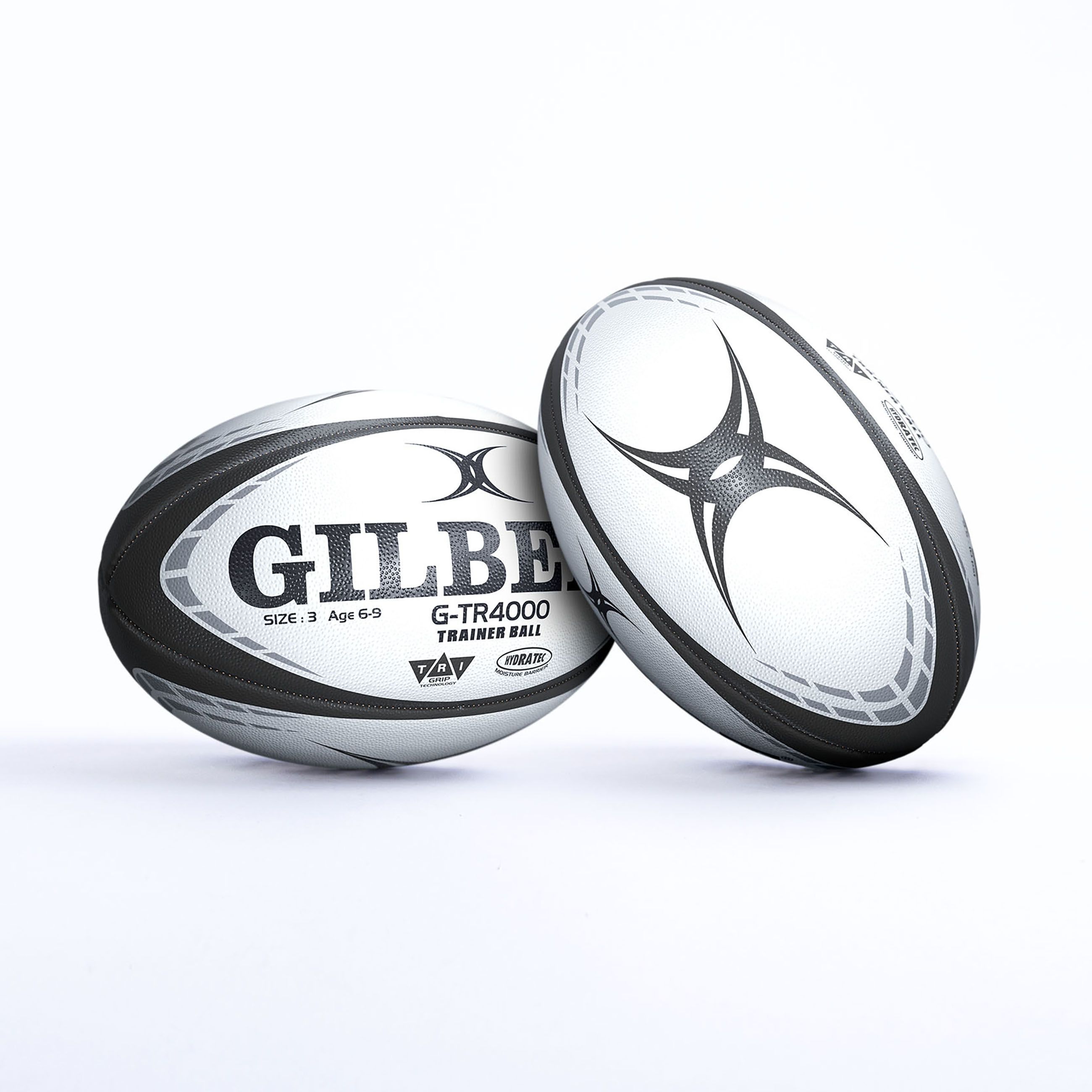 Trainingsrugbybal - GTR4000 - Zwart - GILBERT - Maat 3