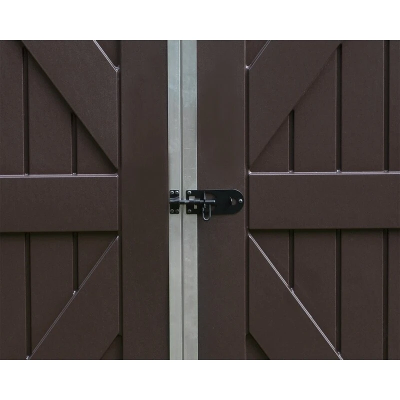 Kunststoff-Gartenschuppen mit Dachfenster, 1,8 m breit x 1,07 m tief