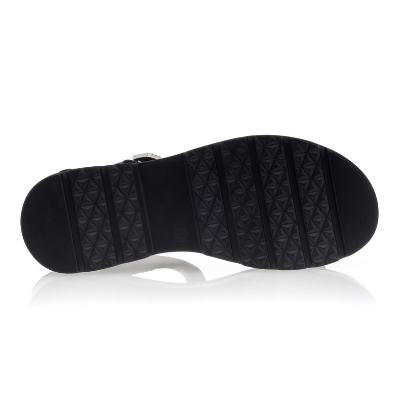 Zwarte sandalen/open teenschoenen voor dames