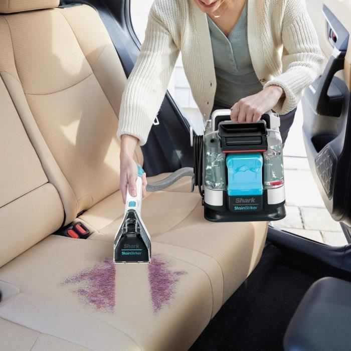 SHARK StainStriker PX200EUT - Rimuove le macchie, pulisce e aspira - Raggio d'azione di 5,7 metri - Compatto e portatile