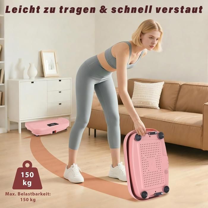 Plateforme vibrante - NETTLIFE - 199 niveaux - 9 programmes - Charge 150 kg