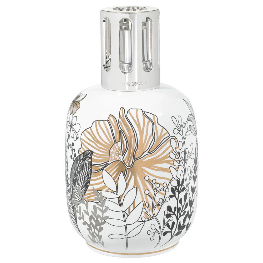 Lampe PORCELLANA VEGETALE Blanche - Lampada Catalitica