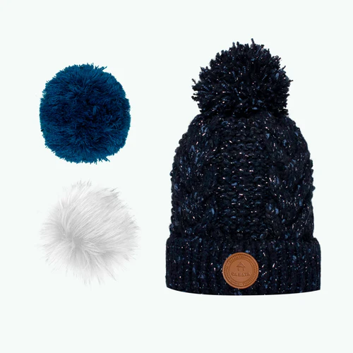 Cabaia Brick Lane Marinblå Mössa - Marinblå Fleece