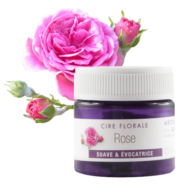 Cire florale Rose de Damas