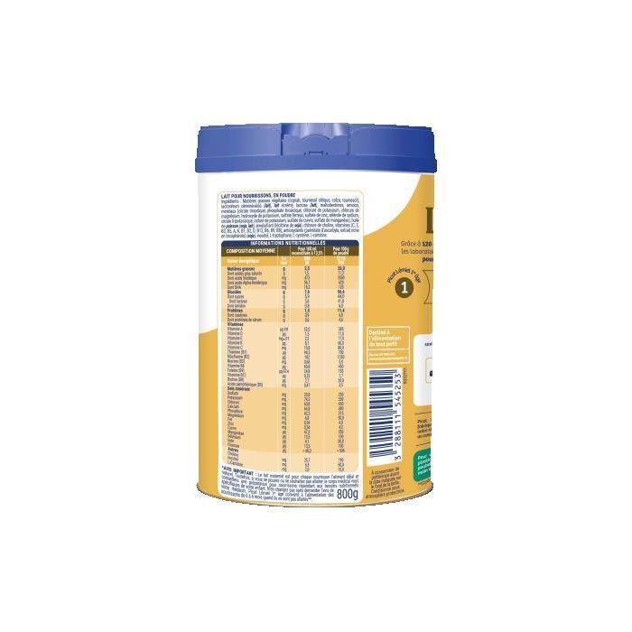 Leche de fórmula infantil en polvo Lémiel, primera etapa, 800 g