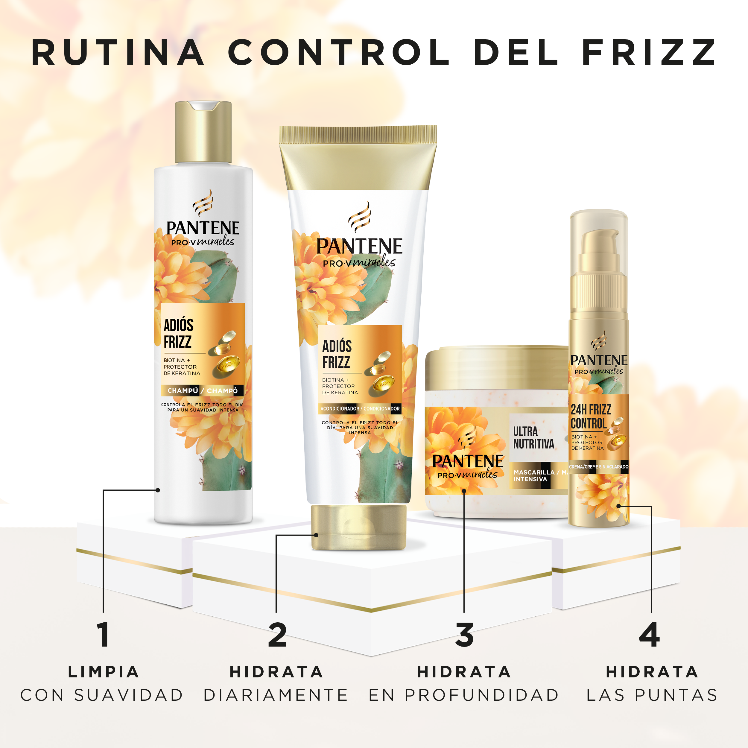 „Pro-V Miracles Goodbye Frizz“ šampūnas Šampūnai