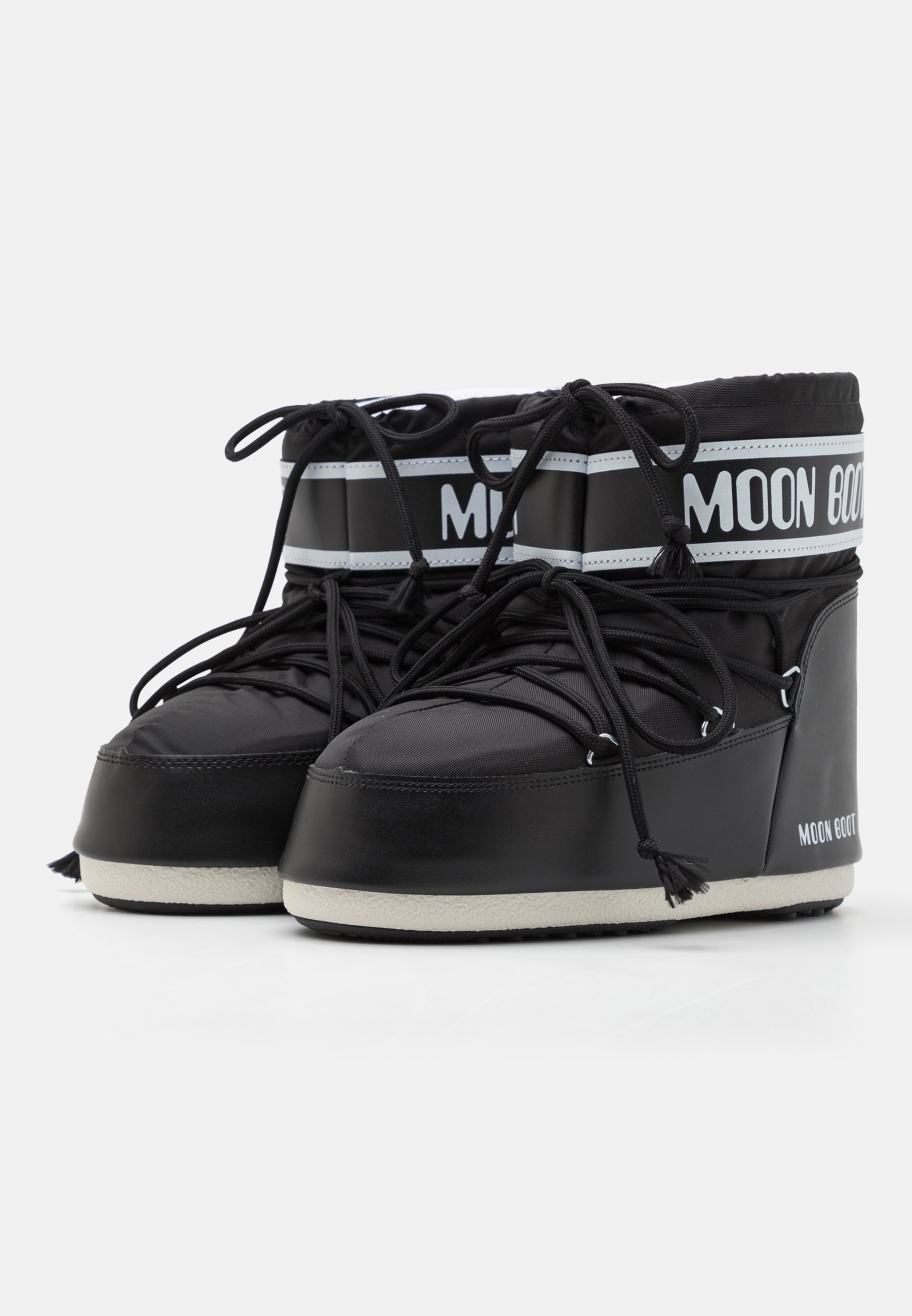 Stivaletti stringati Moon Boot ICON UNISEX - neri
