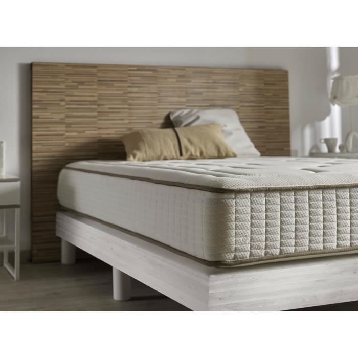 Colchón - IKON SLEEP - Spring Deluxe - 200x200 cm - Muelles ensacados - Espuma de alta resiliencia